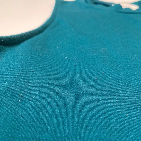 Everly ModCloth Teal Sleeveless Mock Turtleneck Dress Women’s Medium - Picture 10 of 10